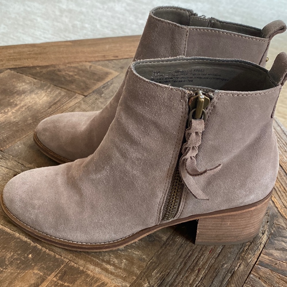 Suede Booties. Excellent condition.